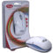3 Free mcm101wb – Souris optique, Usb, couleur blanc et bleu