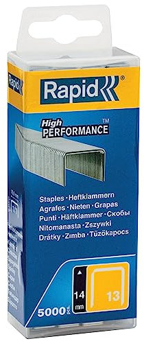 Rapid 40303082 Rapid No. 13 Graffe a filo fine 14 mm, Acciaio