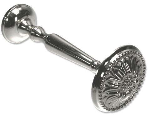 INTERDECO Raffhalter/Schalhalter in Chrom Blume