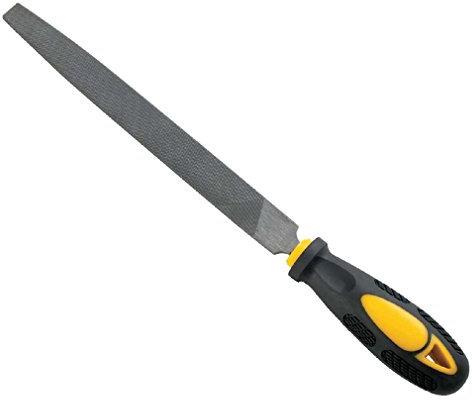 lime à métaux plate demi douce longueur 200 mm