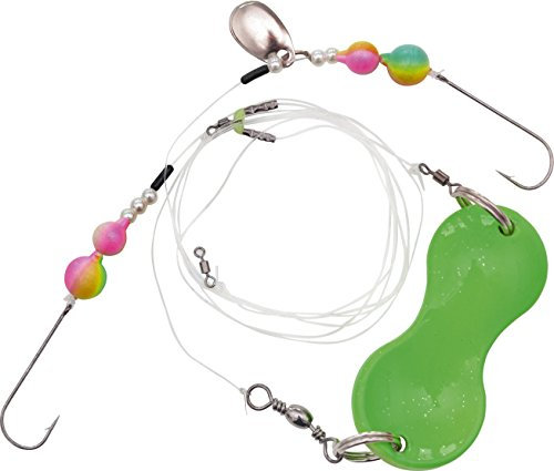 Zebco Z-Sea Flatty Teaser Rig bleifrei 2, gelb, 1,00 m