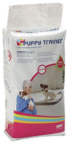 Savic Ersatzpads für Puppy Trainer-Hundetoilette, Größe M, 45 x 30 cm, 30 Stück