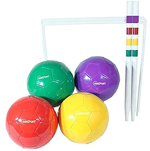 Bex Sunsport Football Croquet Garden Game - White