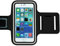 King of Flash Black Universal Mobile Phone Reflective Adjustable Armband Case Holder Compatible with iPhone 4/4S/5/5S, Samsung Ace, Samsung Tocco & Mobiles Upto 4.5- Perfect for Jogging, Running, Gym