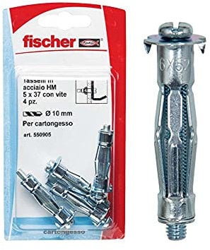 Fischer Tasselli Metallici per cartongesso HM 5X37 S K