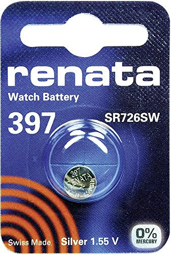 397 (SR726SW) Pile Bouton / Oxyde D'Argent 1.55V / pour Les Montres, Torches, Clés de Voiture, Calculatrices, Appareils Photo, etc. / iCHOOSE