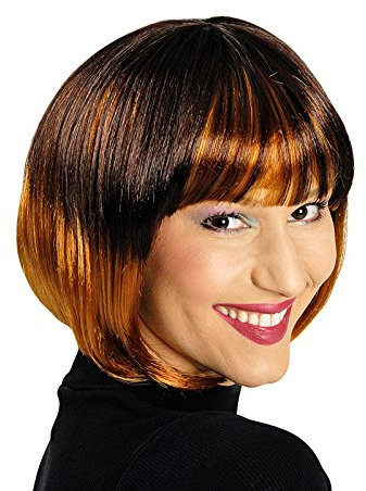 Party Discount NEU Perücke Foxy Ombre, irischrot-braun