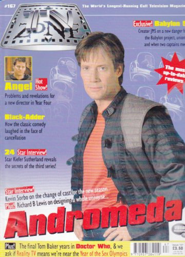 TV ZONE MAGAZINE BACK ISSUE #167 ANGEL - BABYLON 5 - RICHARD B - TOM BAKER