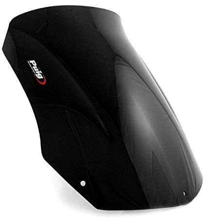 Puig 4376N Tourenscheibe optimierte Aerodynamik, Schwarz