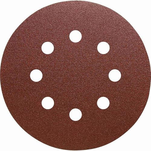Klingpsor 89486 - PS 22 K Schleifscheibe mit Papierunterlage, selbstbefestigend, ⌀125 - Korn 40, 50 Stück