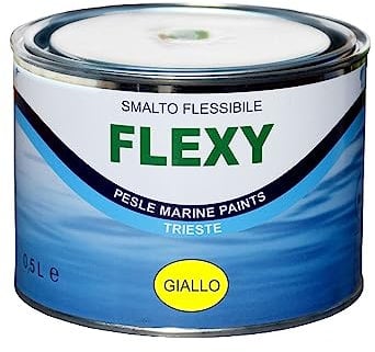 Marlin Flexy - elastische Gummi Farbe für Schlauchboote 500ml, Farbe:gelb