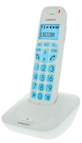 Logicom Confort 150 Téléphone Fixe Sans fil Blanc