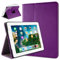 doupi Deluxe Schutzhülle für iPad 2 3 4, Smart Case Sleep/Wake Funktion 360 Grad drehbar Schutz Hülle Ständer Cover Tasche, lila