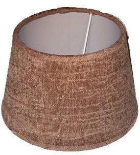 Lampenschirm Chenille Braun 30-20-17 TL