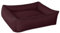 BedDog Hundebett MAX, Hundekissen mit abziehbaren waschbaren Bezug, Hundekorb, Hundesofa, für große Hunde, XXXL, Bordeaux