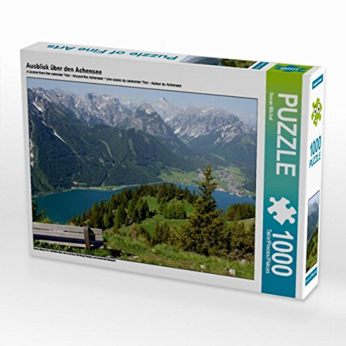 CALVENDO Puzzle Ausblick über den Achensee 1000 Teile Puzzle quer | Lege-Größe cm Foto-Puzzle für glückliche Stunden