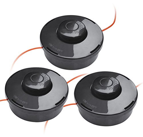 WINOMO Brush Cutter Ersatzfadenspule Ersatz Fadenspule Fadenkopf Rasen Trimmer Schneidkopf 3pcs
