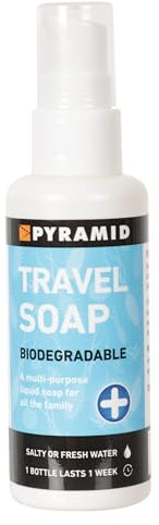 Mountain Warehouse Travel Wash - 100ml Concentrated Washing Gel, Durable Travel Clothes Wash Soap One