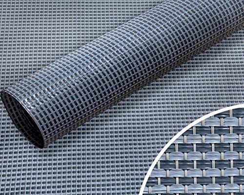 BRUNNER Campingartikel Vorhang Kinetic 250 x 400 cm, blau/grau