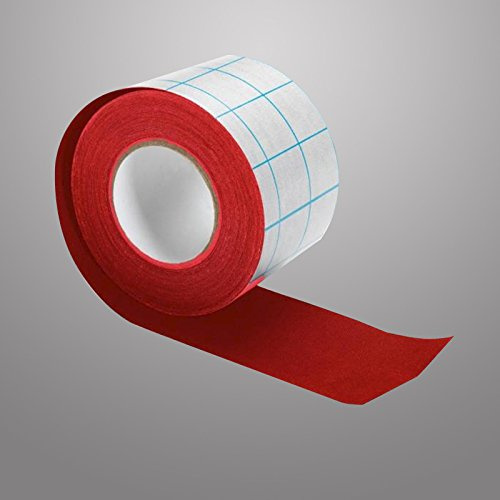 Modulor Neschen filmoplast T - Rot - 8cm - Selbstklebendes Baumwollgewebe ***Perfekt zum Reparieren von Büchern***