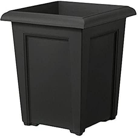 Stewart 9300034 Regency Pot de Fleurs Hexagonal 40 cm – Orange/Terre Cuite 40 cm Square Noir