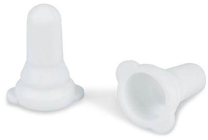 Städter Tüllenverschluß 4er Set, Silikon, weiß 20 x 35 mm