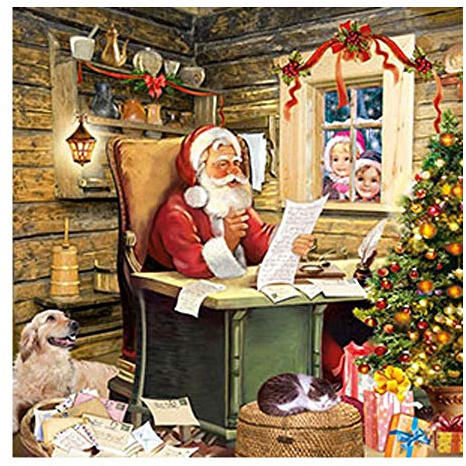 Serviette Santas Post 20 Stück