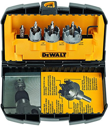 DEWALT DWACM1802 Metal Cut Carbide Holesaw Set, 3 Piece