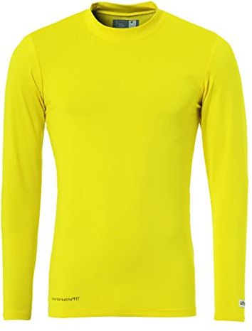 Uhlsport Unisex Bekleidung Teamsport Funktionsshirt Herren Langarmshirt, Limonengelb, M EU