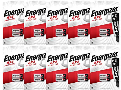 Energizer A23 (23 A/MN21/LRV08/8LR932) Batterie alcaline da 12 V, confezione da 20