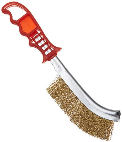 KS Tools 201.2302 Allzweck-Messing-Drahtbürste, 250 mm, Farblos, one size