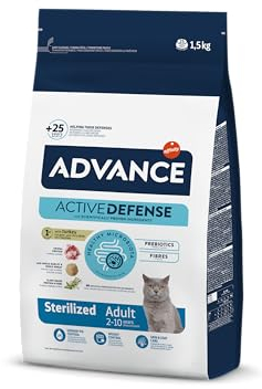 ADVANCE Sterilized Trockenfutter Katze, 1-er Pack (1 x 1.5 kg)