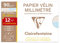 Clairefontaine 96555C - Packung mit 12+3Blatt Milimeterpapier Velin DIN A4 21x297cm, 90g, ideal für technische Zeichnungen, 1 Pack