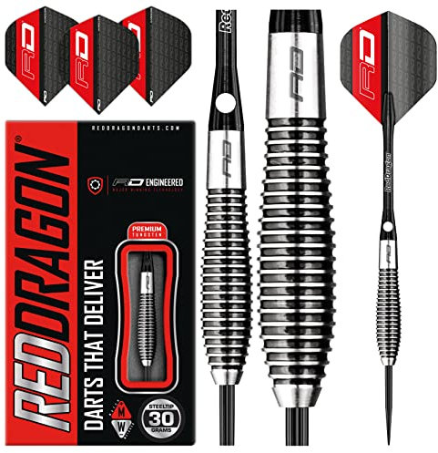 RED DRAGON Lethal Magic 30g Tungsten Darts Set mit Flights und Schäfte