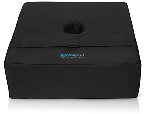 Gravipod Base de peso cuadrada 45 cm para parasol/sombrilla, peso: 50 kg