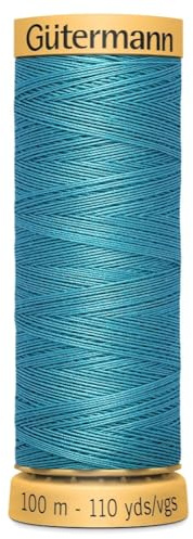 Gutermann Natural Cotton 100m Quilting Sewing Machine Sewing Thread Blue - 7235