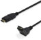 Waytex 24410 Cordon HDMI Articulé Haute Vitesse Avec Ethernet A/A Connect Or 1,80 m