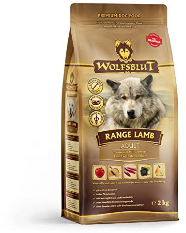 Wolfsblut - Range Lamb - 2 kg - Lamm - Trockenfutter - Hundefutter - Getreidefrei