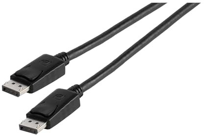 Vivanco DisplayPort Kabel (1,8 m, Stecker auf Stecker) schwarz
