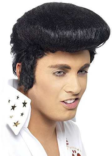 NEU Perücke Elvis Deluxe, schwarz