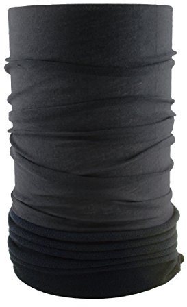 HeadLOOP Polar EXTRA LANG Schwarz Fleece + Schlauchtuch Multifunktionstuch Schal Halstuch Kopftuch Microfaser