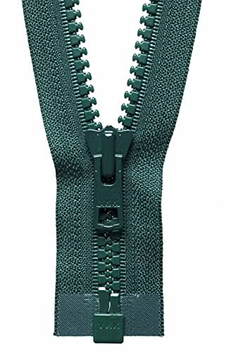 YKK Open Ended Zip, No. 890 Forest Green, 81 cm Length