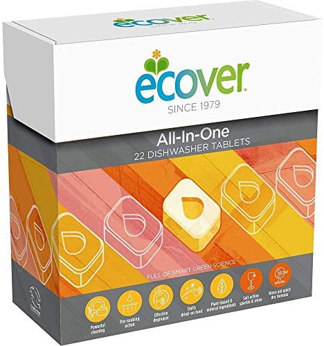 Ecover | Dishwasher Tablets -All in One | 1 x 22 tablets