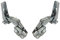 daniplus© Türscharnier Set, Scharnier-Set rechts oben + rechts unten Hettich 10246.05 + 10247.05 AEG Electrolux 2211257015 + 2211258013