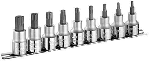 Expert E032936 1/2 Inch Torx Bit Socket Set 9 Pieces