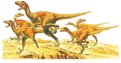 Tamiya 60105-1:35 dinosaurs, pack of 6