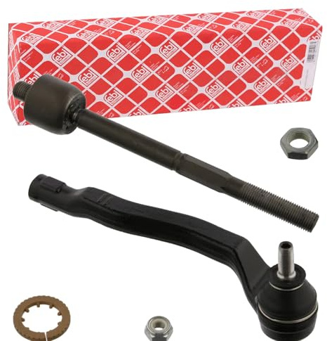febi bilstein 39864 Tie Rod with end fitting, nut and lock nut, pack of one