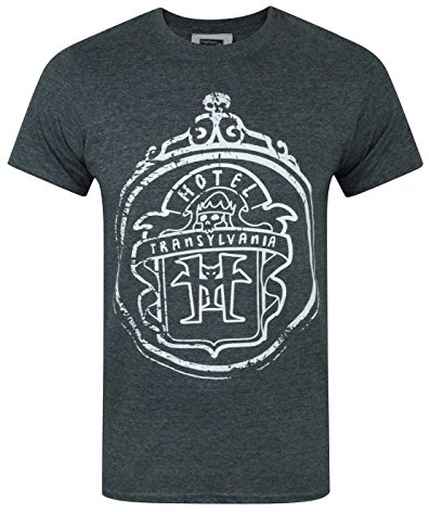 Hotel Transylvania Logo Men's T-Shirt Charcoal