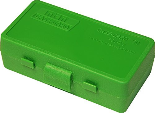 MTM 50 Round Flip-Top Ammo Box 380/9MM Cal (Grün)