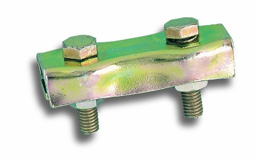 Chapuis VCP00 2-er Set flache Kabelklemmen mit 2 Bolzen - Verzinkter Stahl - Für Kabeldurchmesser 2 mm